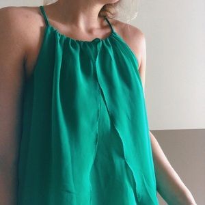 Double Zero Green Swing Dress